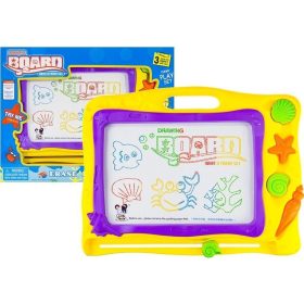 Tábla bélyegekkel és színes háttérrel