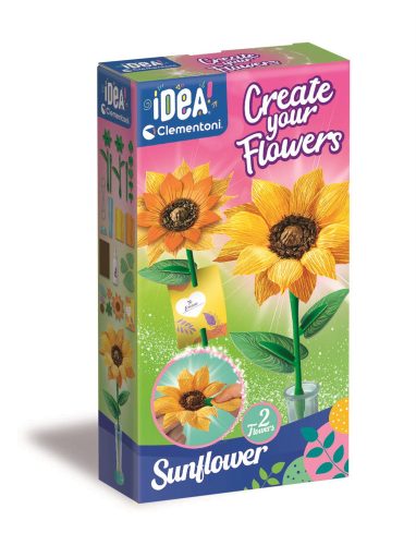 Idea Art kreatív készlet Mini Flower Factory Napraforgó Clementoni 18347