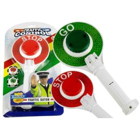 Kétoldalas rendőrségi zseblámpa közlekedési pálca