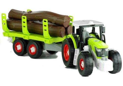 Összeszerelő traktor pótkocsival famegmunkáláshoz 43 cm
