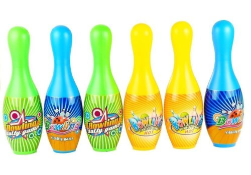 Állítsa be a Bowling 6 Bowling Pins + Bowling Ball sportjátékot