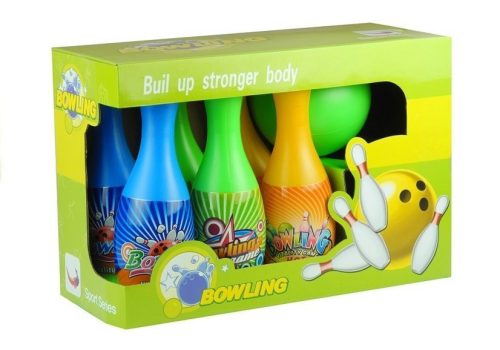 Állítsa be a Bowling 6 Bowling Pins + Bowling Ball sportjátékot