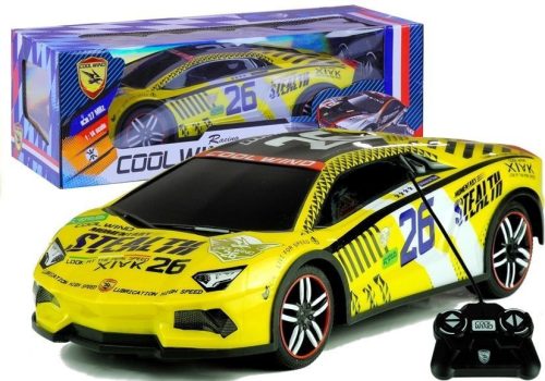 Távirányítós Sport Car R/C Remote Yellow