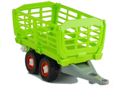 Szerelő traktor nyitott pótkocsival 43 cm