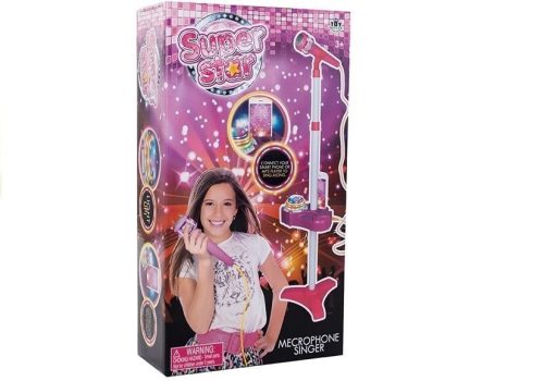 Mikrofon állvánnyal és MP3 pad projektorral