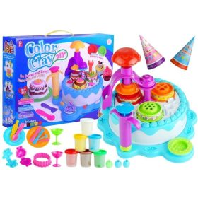 Színes Clay DIY Születésnapi Party Tortaház