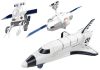 Space Plane Solar Power 3 az 1-ben Hold Fleet felfedező barkács kreatív