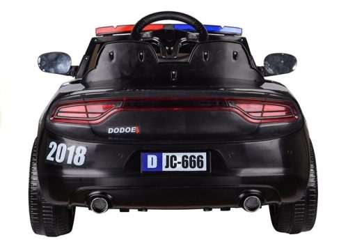 Elektromos rendőrségi autó - fekete