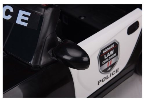 Elektromos rendőrségi autó - fekete