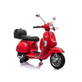 Vespa Scooter elektromos utazás motorkerékpáron - piros