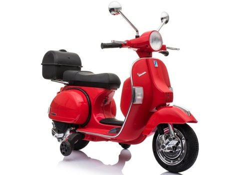 Vespa Scooter elektromos utazás motorkerékpáron - piros