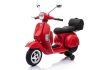 Vespa Scooter elektromos utazás motorkerékpáron - piros