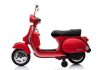 Vespa Scooter elektromos utazás motorkerékpáron - piros