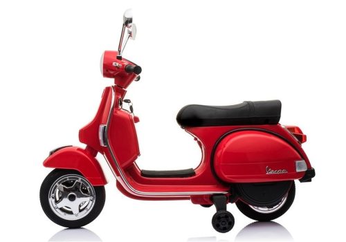 Vespa Scooter elektromos utazás motorkerékpáron - piros
