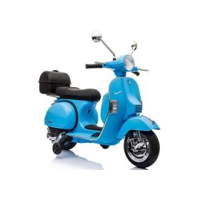 Vespa Scooter elektromos utazás motorkerékpáron - kék