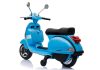 Vespa Scooter elektromos utazás motorkerékpáron - kék