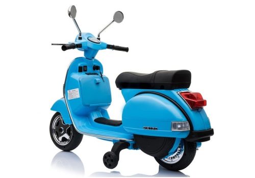 Vespa Scooter elektromos utazás motorkerékpáron - kék