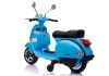 Vespa Scooter elektromos utazás motorkerékpáron - kék