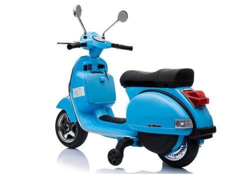 Vespa Scooter elektromos utazás motorkerékpáron - kék