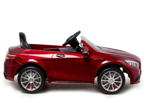 Mercedes S63 Electric Ride On Car - Piros festés