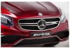 Mercedes S63 Electric Ride On Car - Piros festés