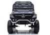 Mercedes Unimog elektromos autó, fekete színben