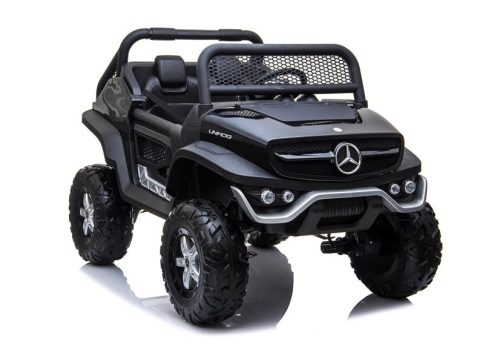 Mercedes Unimog elektromos autó, fekete színben