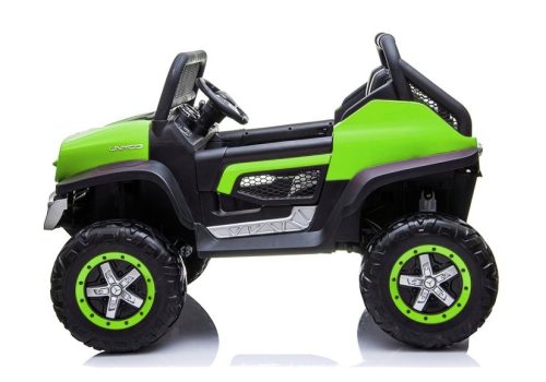 Mercedes Unimog elektromos autó zöld