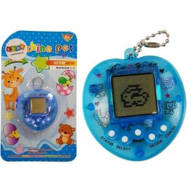 Electronic Animal Tamagotchi Blue rövid lánccal