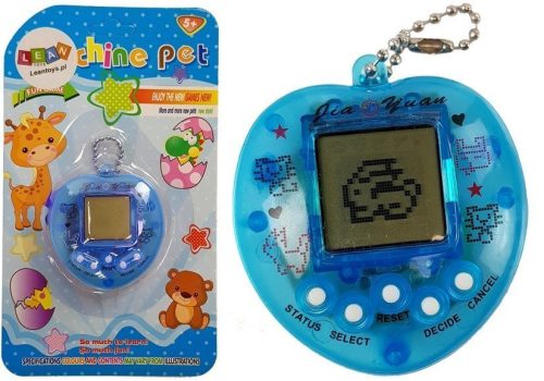 Electronic Animal Tamagotchi Blue rövid lánccal