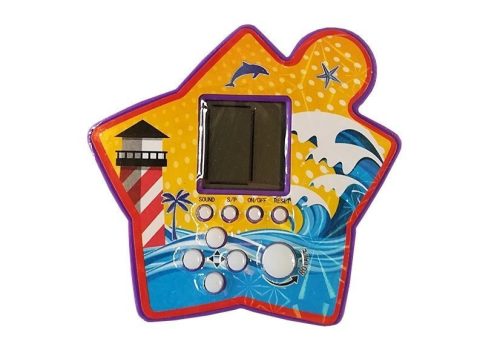 Téglajáték Elektronikus Tetris Hordozható Csillag Lila