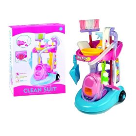 Tisztítókészlet kocsin porszívóval