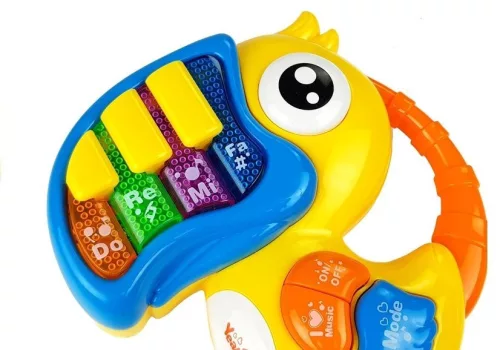 Papagáj zongora oktatási korai tanulási sárga