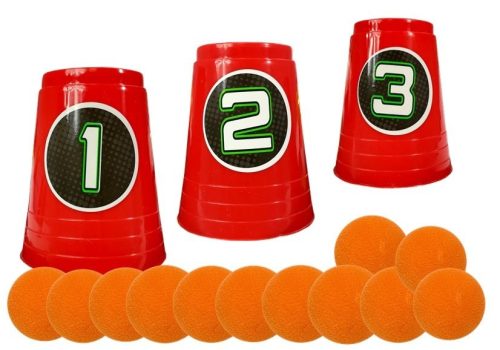 Puha golyós puska Gyakorold a célpont csészéket