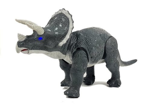 Nagy, elemmel működő dinoszaurusz Triceratops szürke