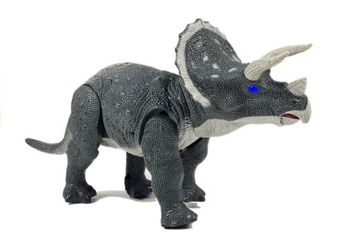 Nagy, elemmel működő dinoszaurusz Triceratops szürke