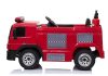Tűzoltó teherautó elektromos utazás az autón - piros