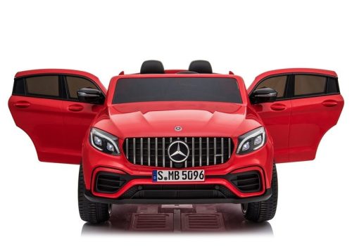 Elektromos kisautó Mercedes GLC 63S QLS pirosra fényezve