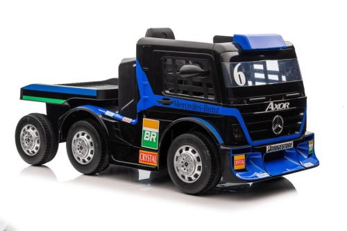 Akkumulátoros autó Mercedes XMX622B Félpótkocsi Navy Blue LCD