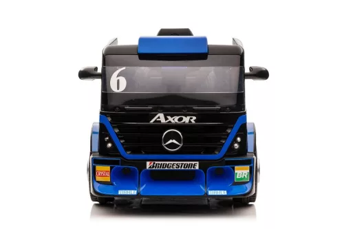 Akkumulátoros autó Mercedes XMX622B Félpótkocsi Navy Blue LCD