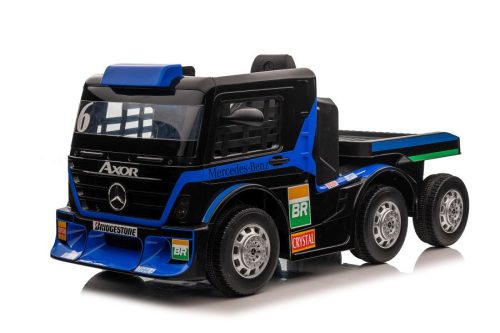 Akkumulátoros autó Mercedes XMX622B Félpótkocsi Navy Blue LCD