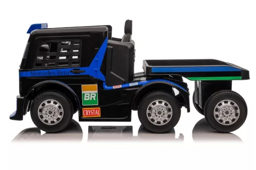 Akkumulátoros autó Mercedes XMX622B Félpótkocsi Navy Blue LCD