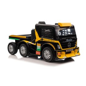   Akkumulátoros autó Mercedes XMX622B Félpótkocsi Sárga LCD