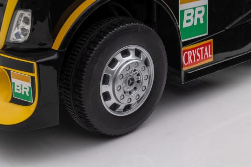 Akkumulátoros autó Mercedes XMX622B Félpótkocsi Sárga LCD