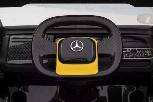 Akkumulátoros autó Mercedes XMX622B Félpótkocsi Sárga LCD
