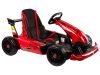 XMX619 pirosra festett Spider akkumulátoros gokart