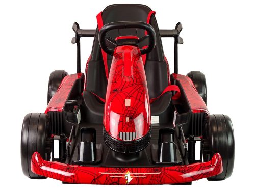 XMX619 pirosra festett Spider akkumulátoros gokart