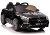 Akkumulátoros autó Mercedes SL65 S Feketére festett LCD