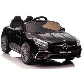 Akkumulátoros autó Mercedes SL65 S Feketére festett LCD