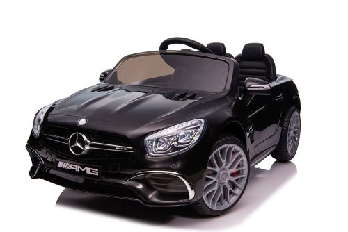 Akkumulátoros autó Mercedes SL65 S Feketére festett LCD